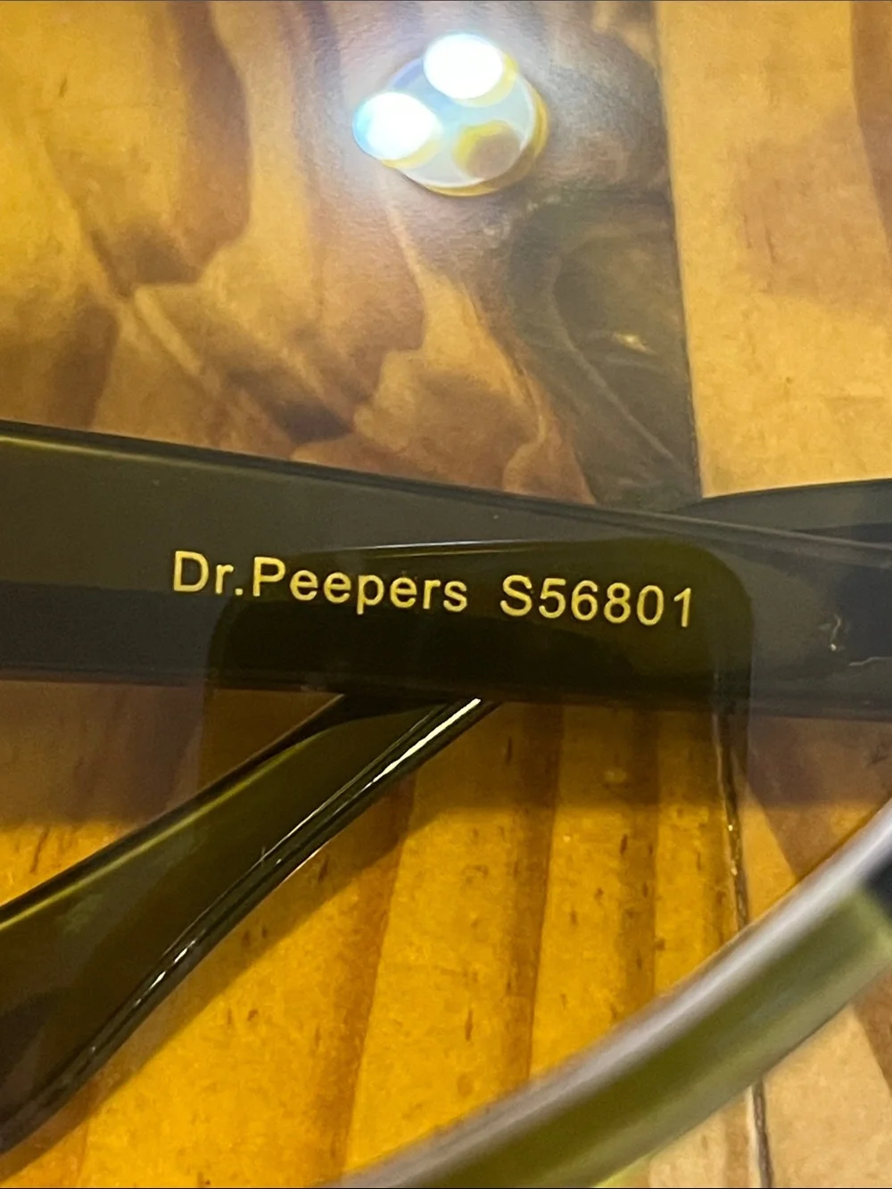 Dr. Peepers Sunglasses Vintage OVERSIZED Bug Eyes MultiColor Jumbo Retro